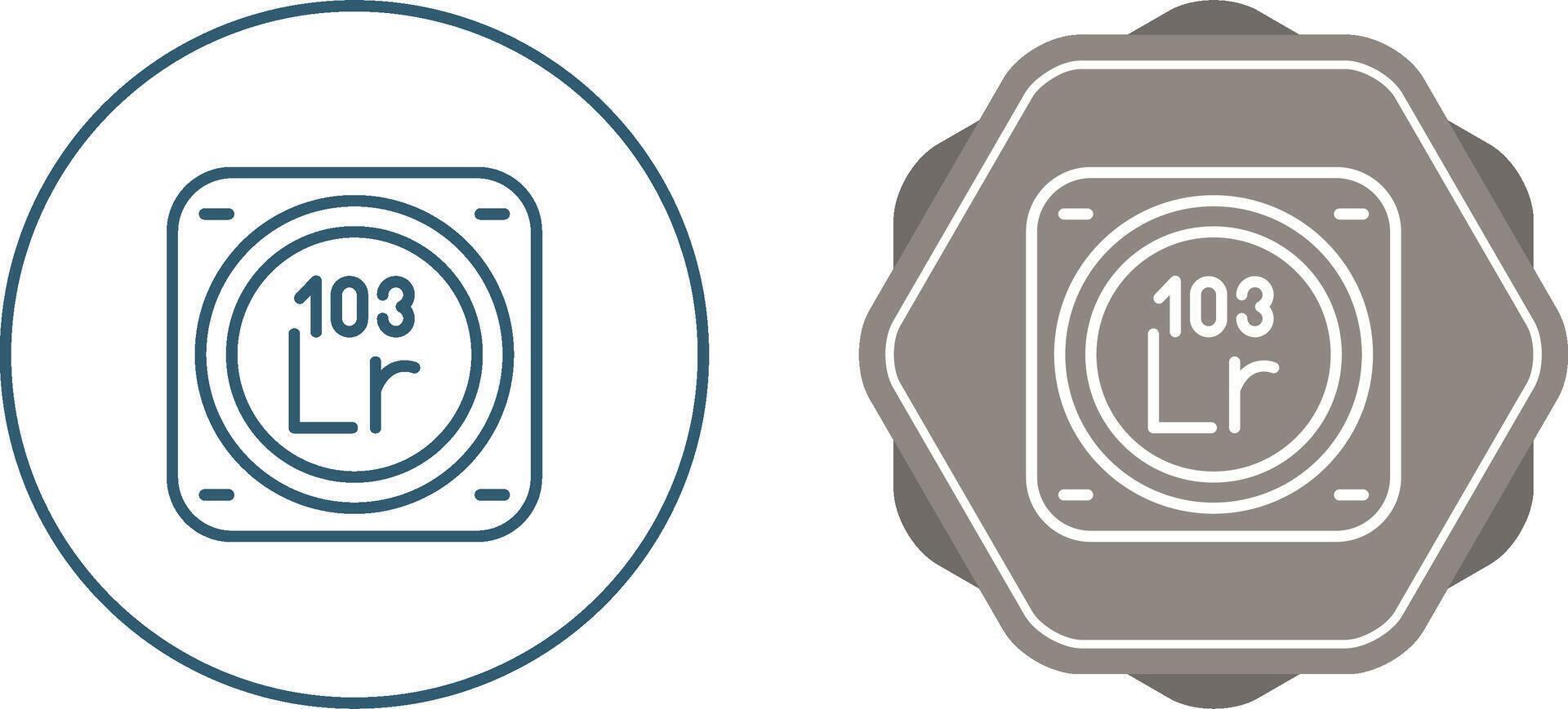 Chemical Element Vector Icon