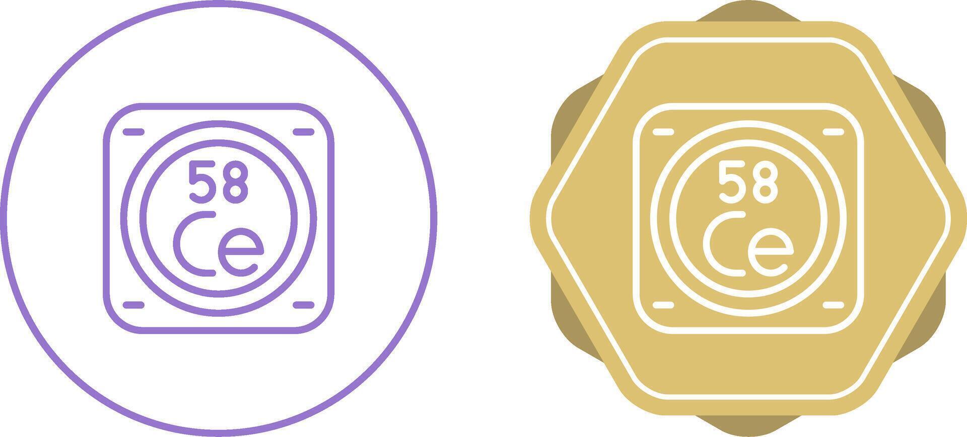 Chemical Element Vector Icon