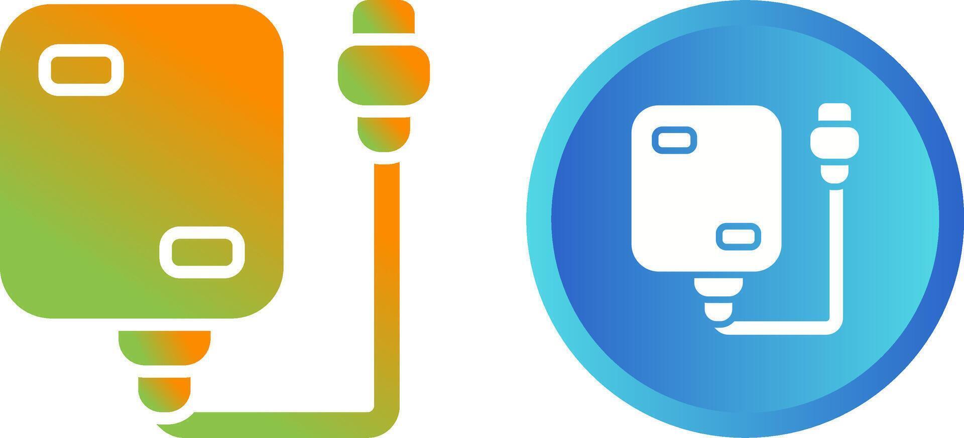 Portable Hard Drive Vector Icon