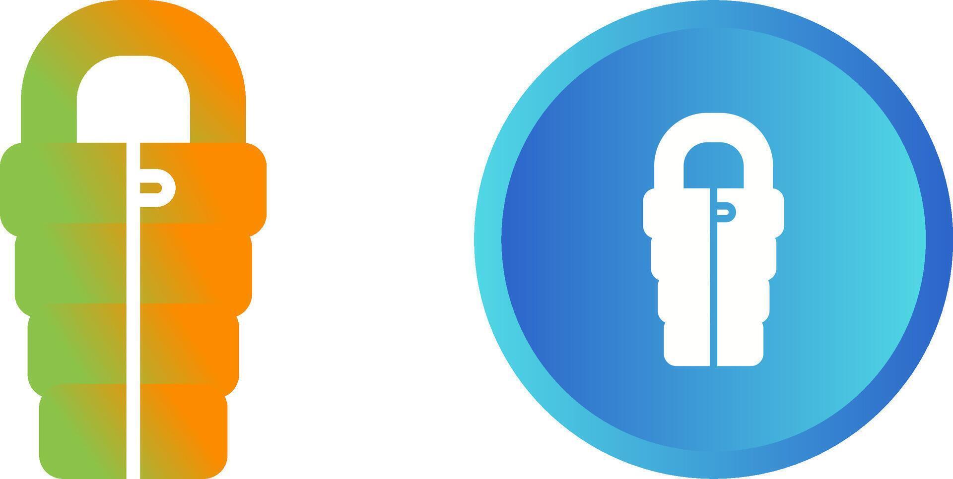 Sleeping bag Vector Icon