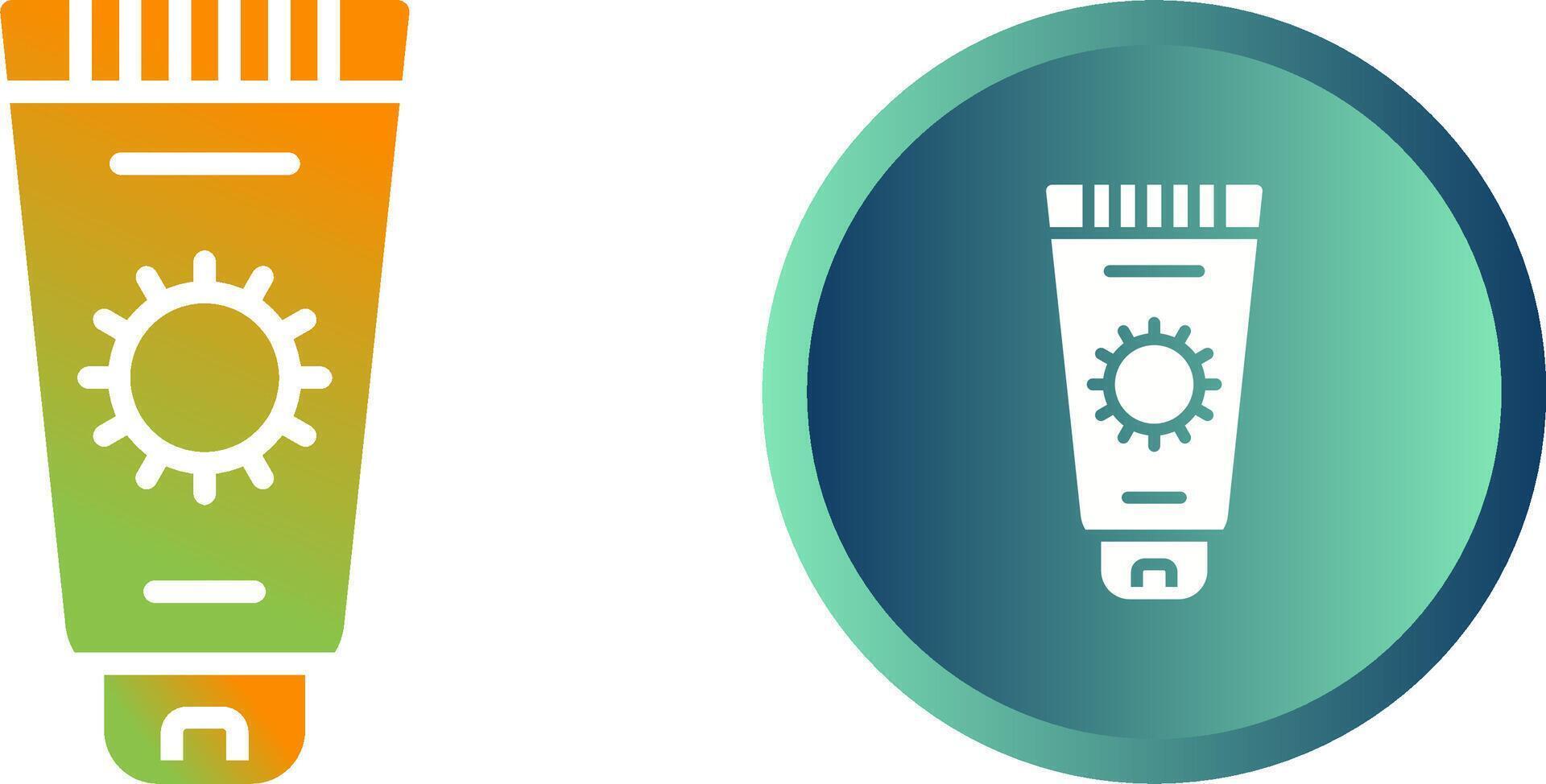 Sunscreen Vector Icon