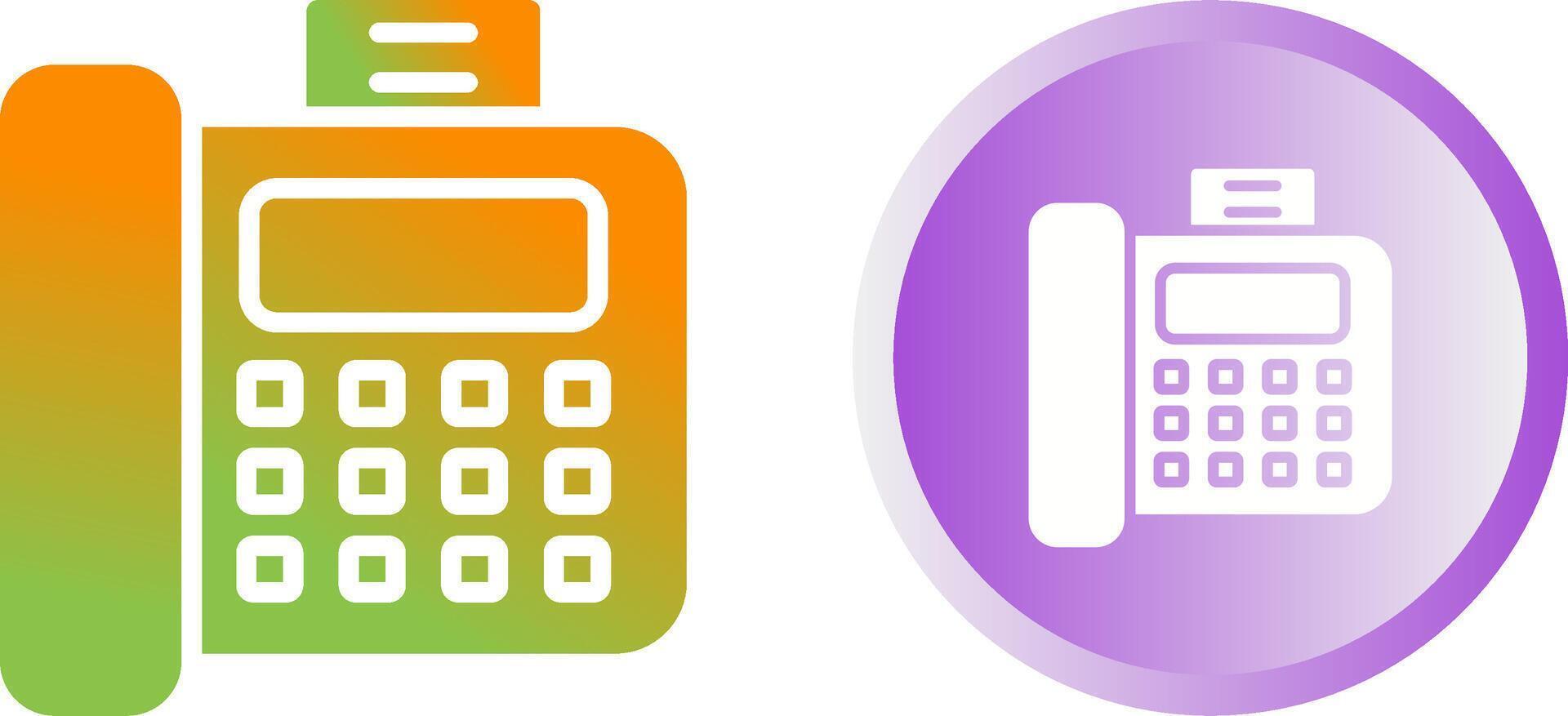 Fax Machine Vector Icon