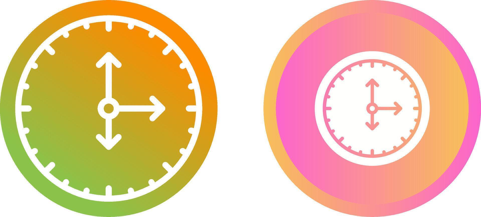 icono de vector de reloj