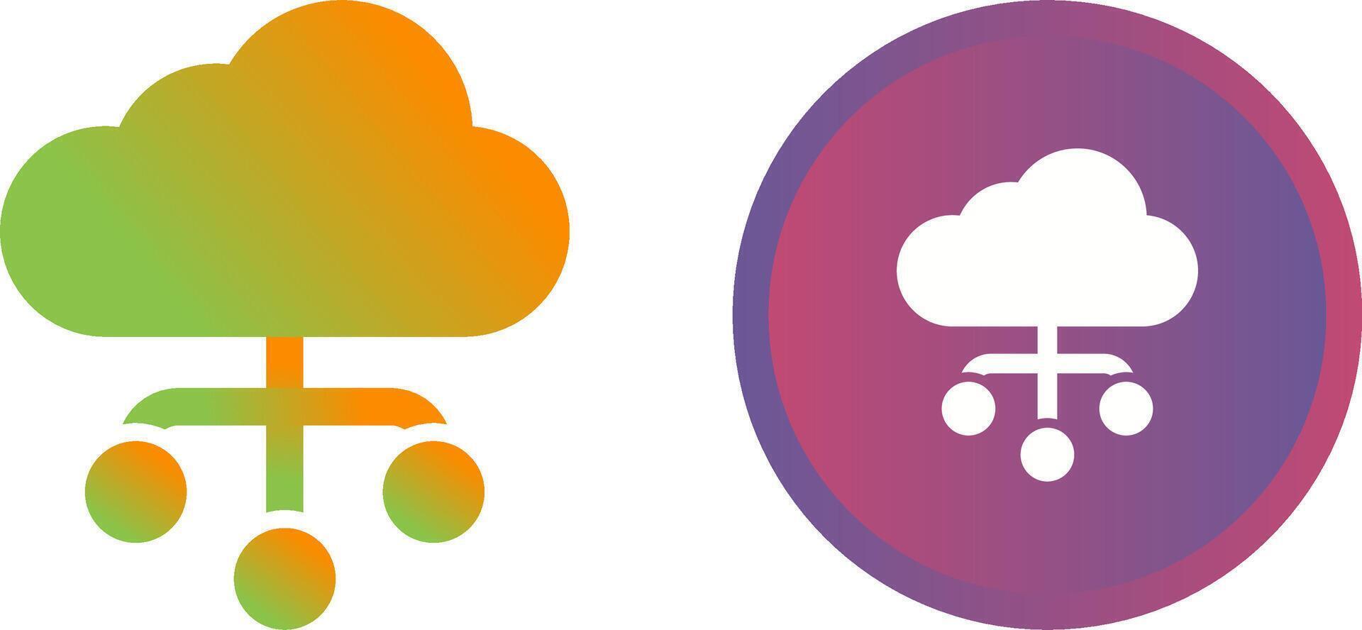 Cloud Computing Vector Icon