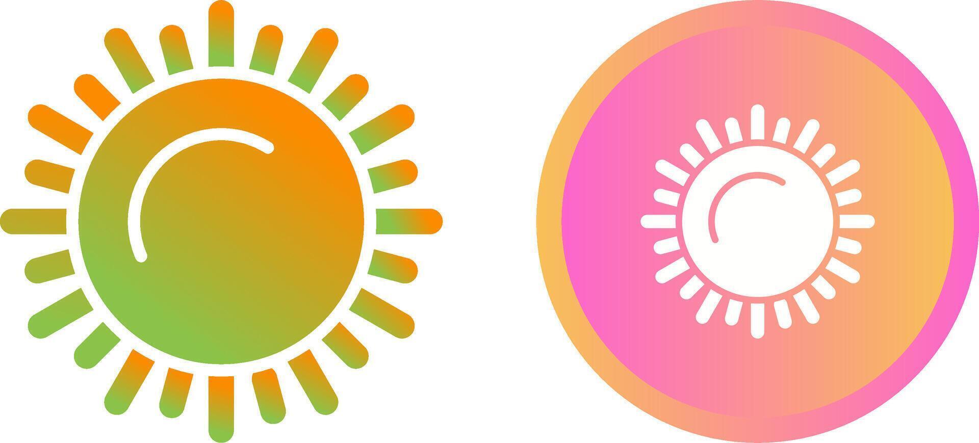 icono de vector de sol