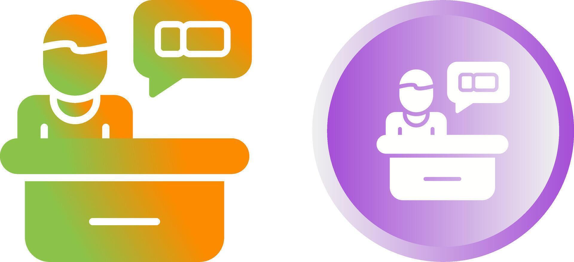 Support Ticket Vector Icon