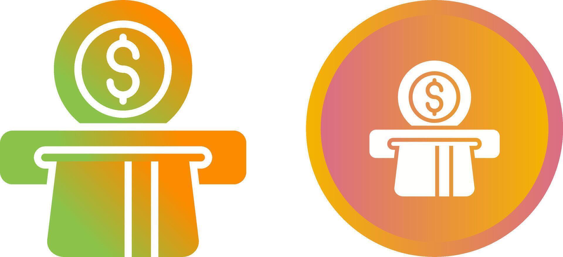 Automated Teller Machine Vector Icon
