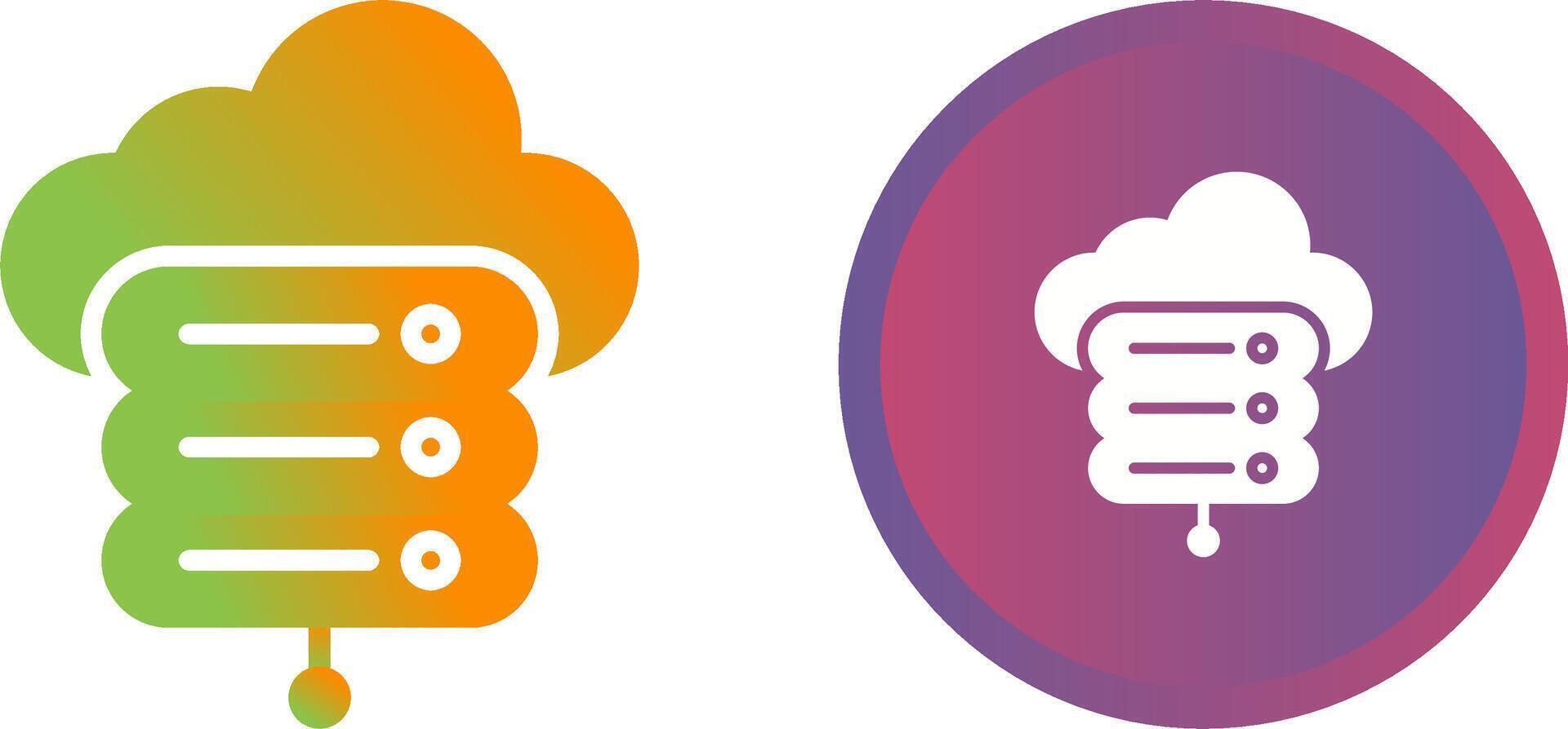 Cloud Storage Vector Icon