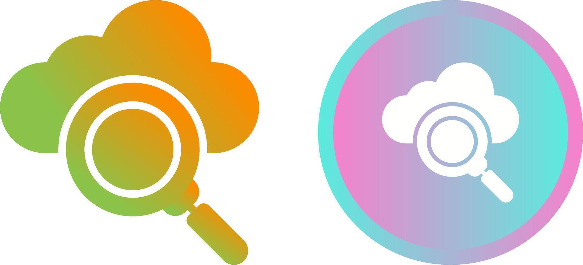 Cloud Server Vector Icon