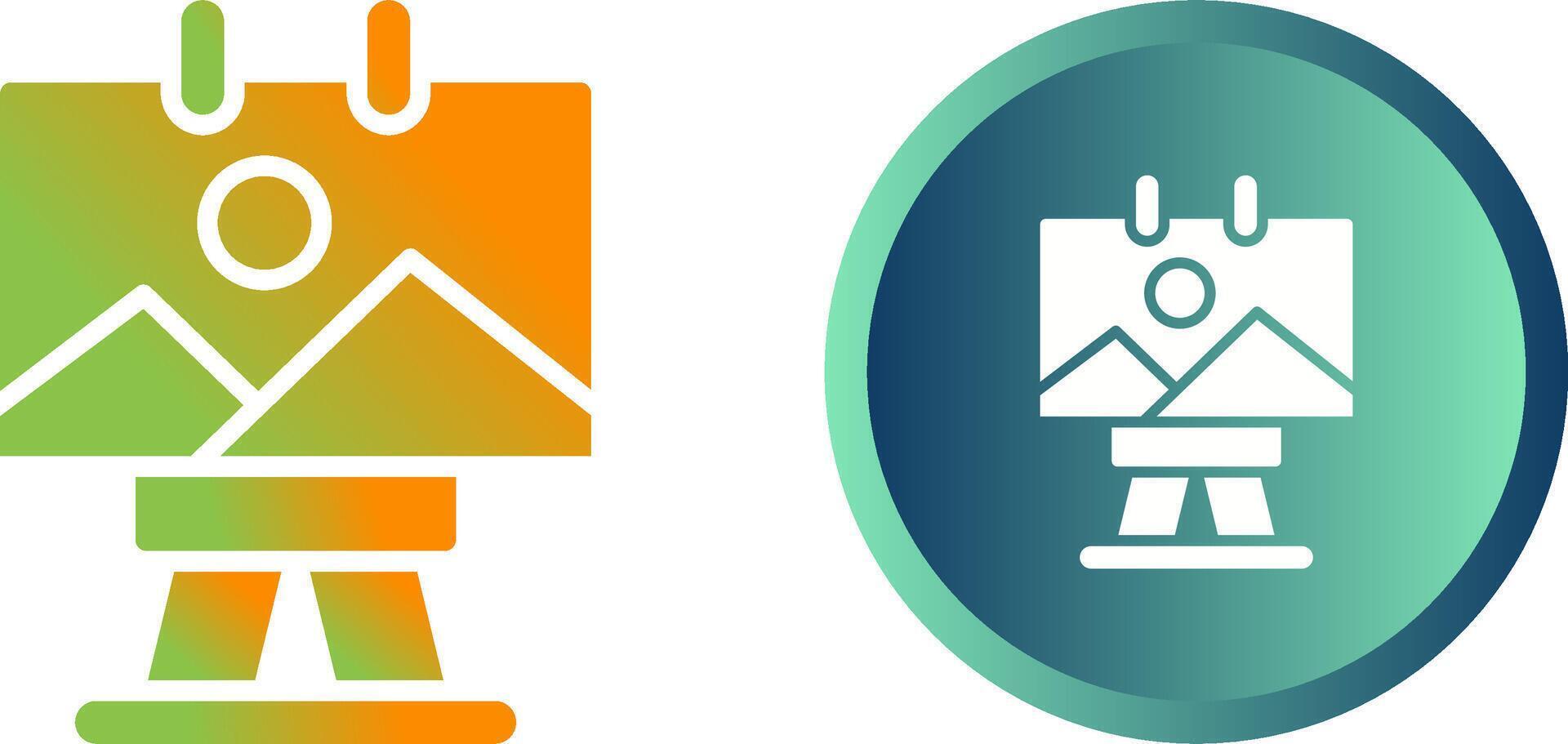 Canvas Vector Icon