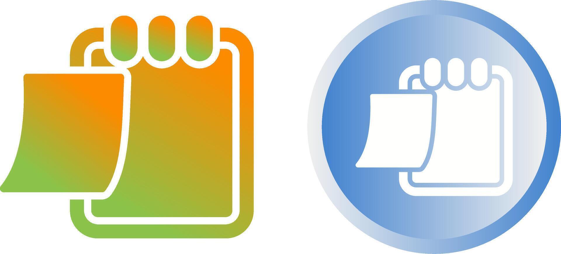 Writing pad Vector Icon