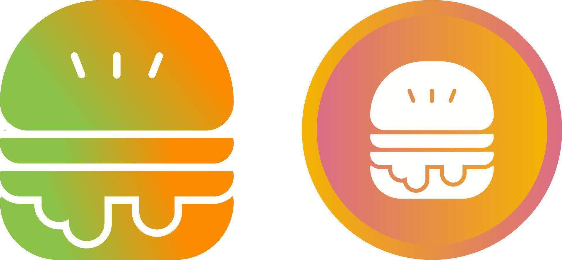 icono de vector de hamburguesa