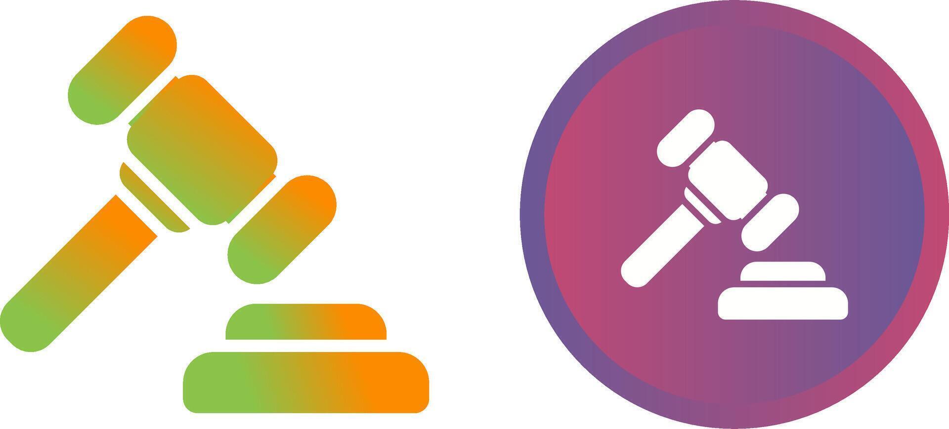 Gavel Vector Icon