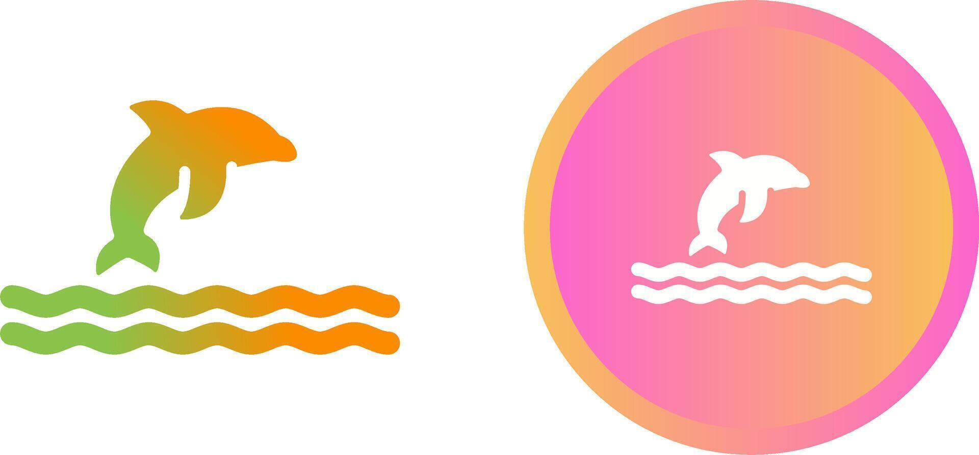 Dolphin Vector Icon