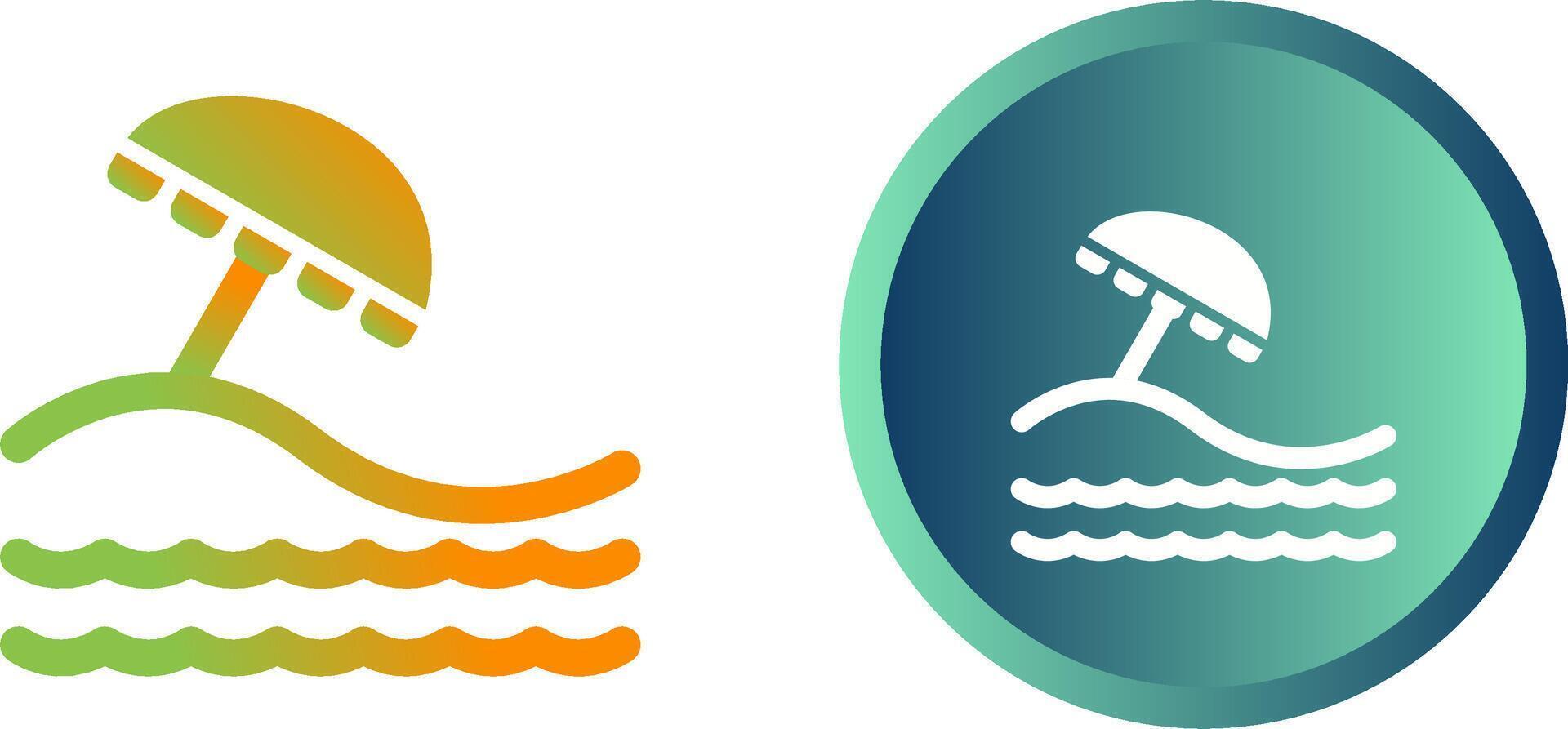 Beach Vector Icon