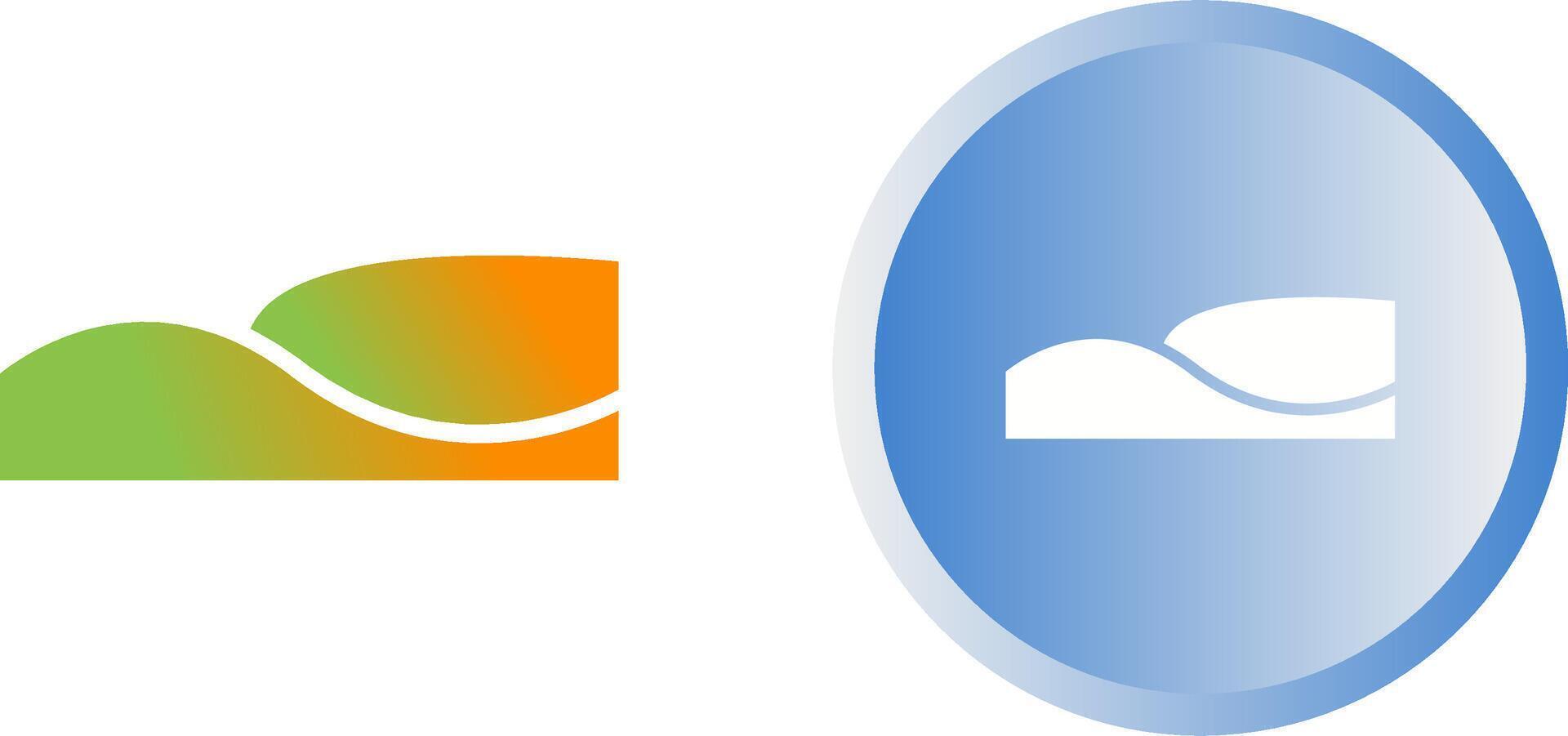 Sand dunes Vector Icon