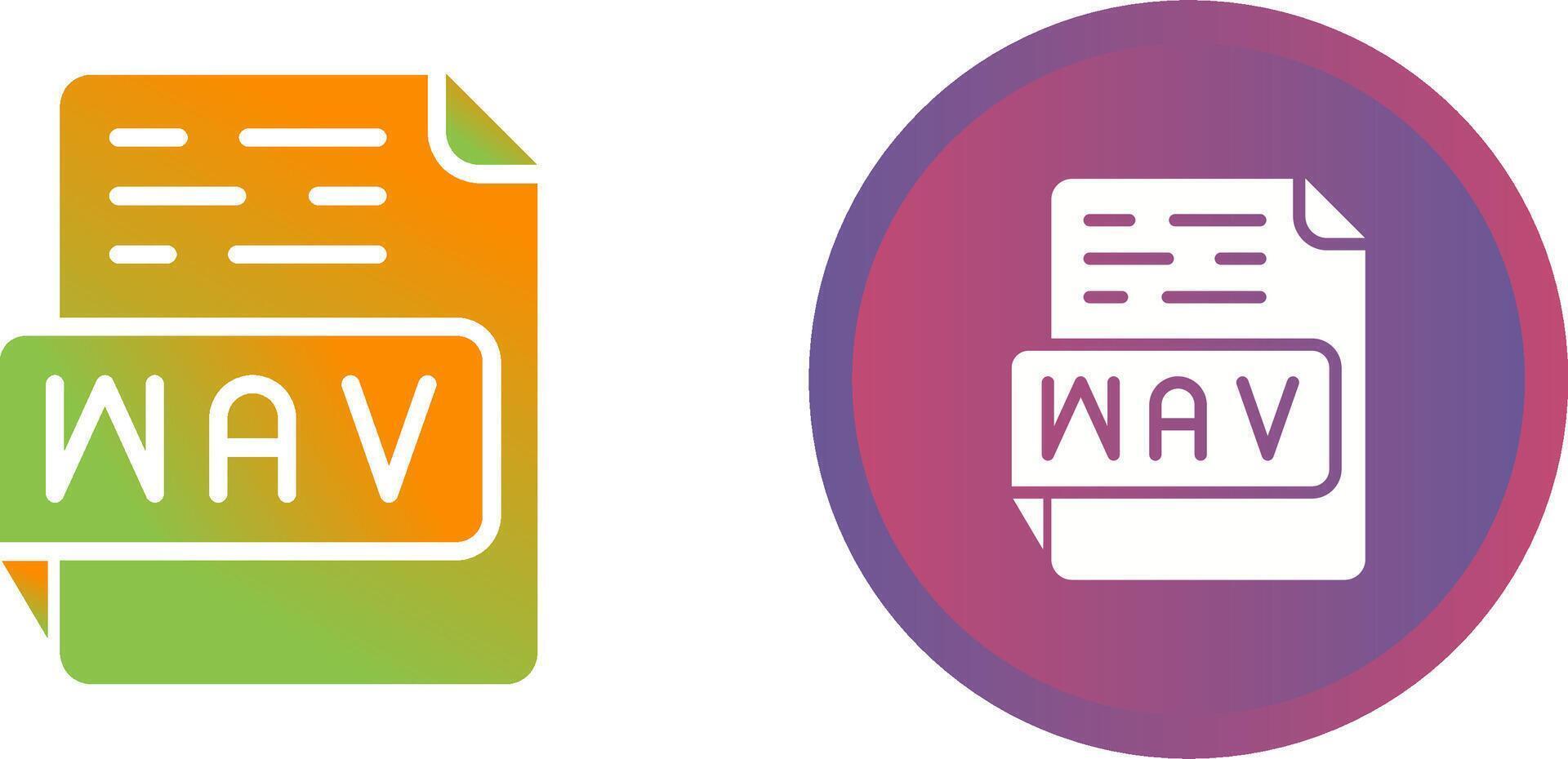 WAV Vector Icon