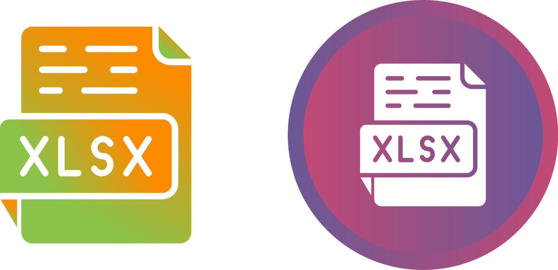 XLSX Vector Icon