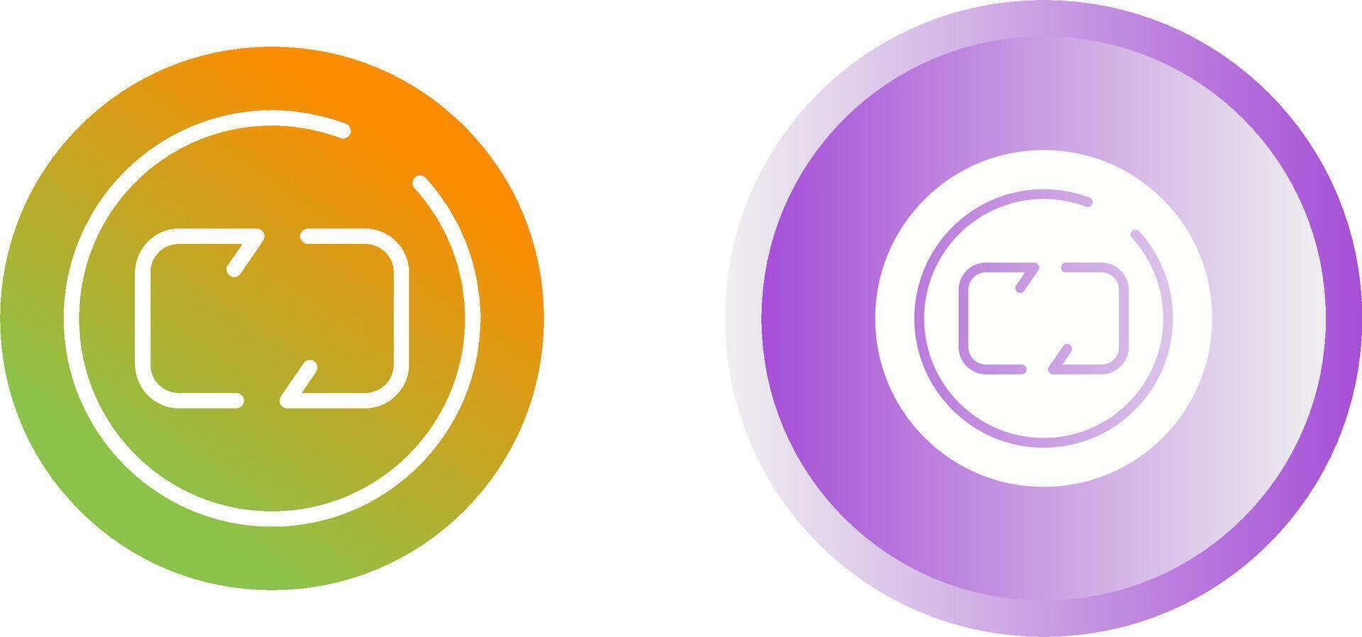 Repeat Circle Vector Icon