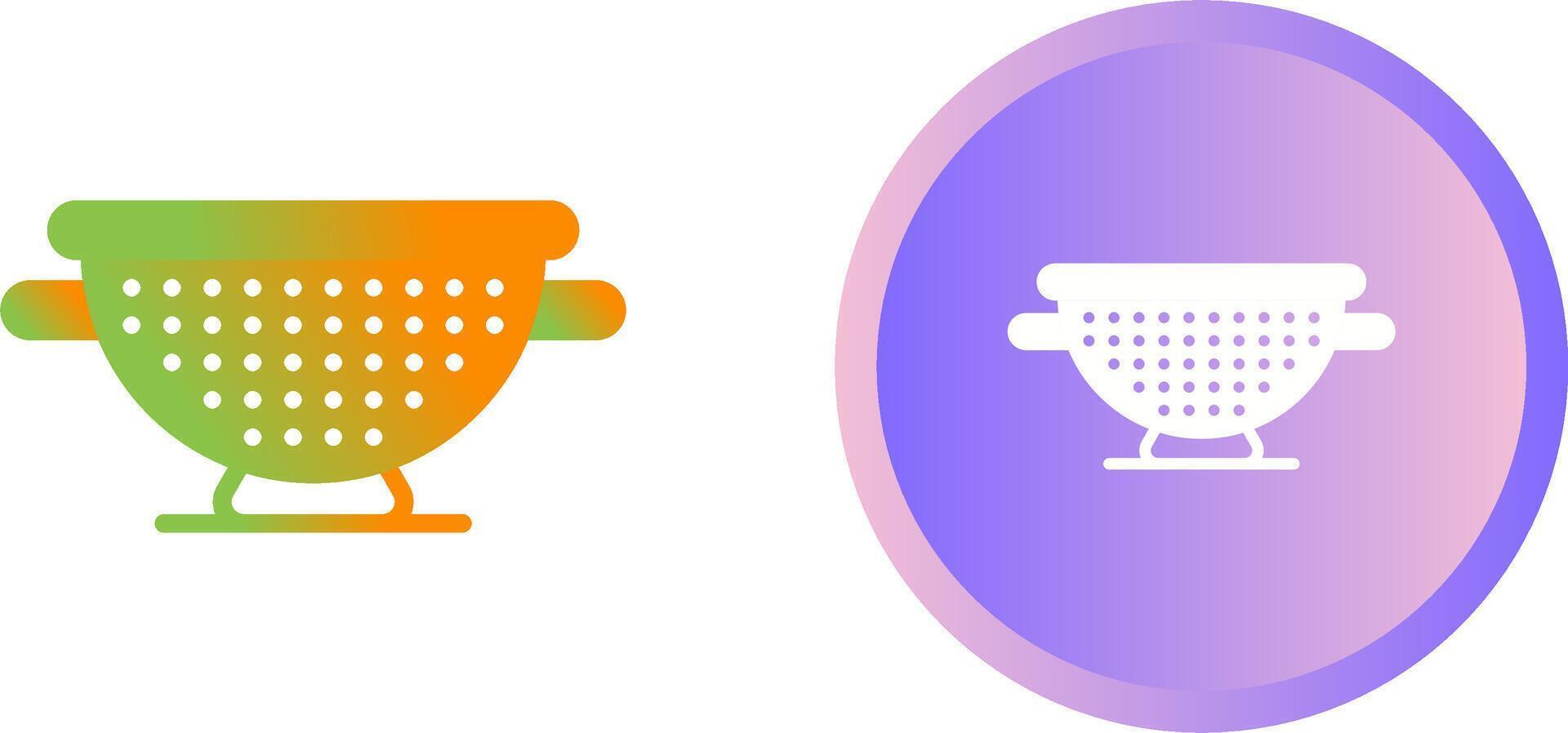 Colander Vector Icon