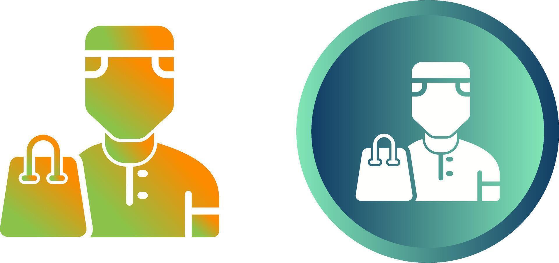 User Shopping Vector Icon