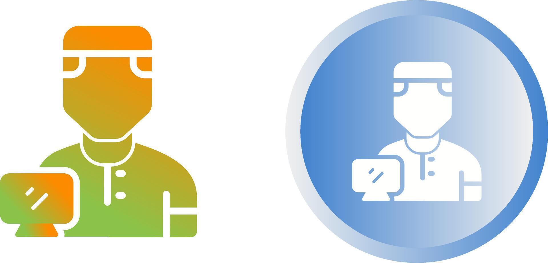 Working Man Vector Icon