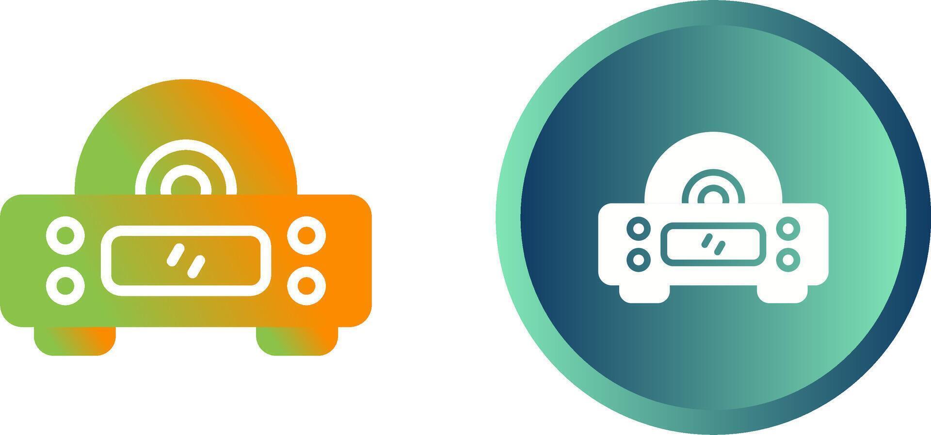 Cd Player Vector Icon