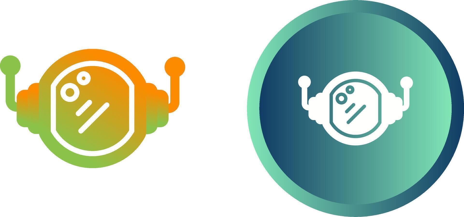 Astronaut Helmet Vector Icon
