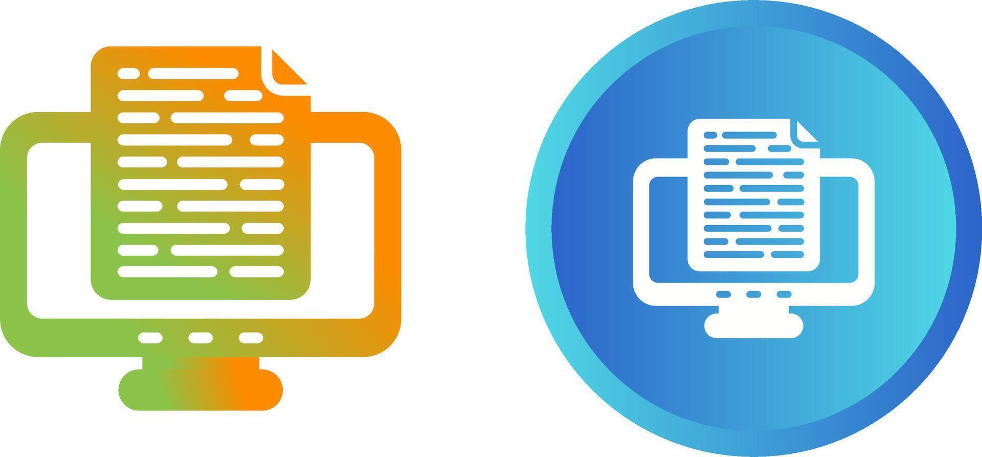 Document Vector Icon