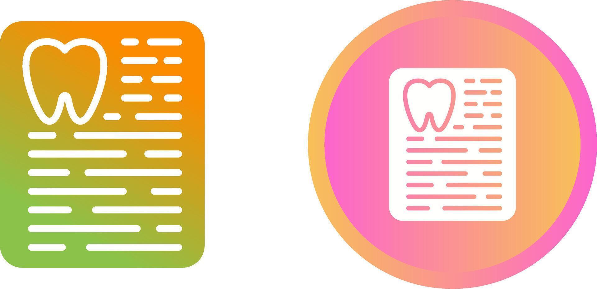 Prescription Vector Icon