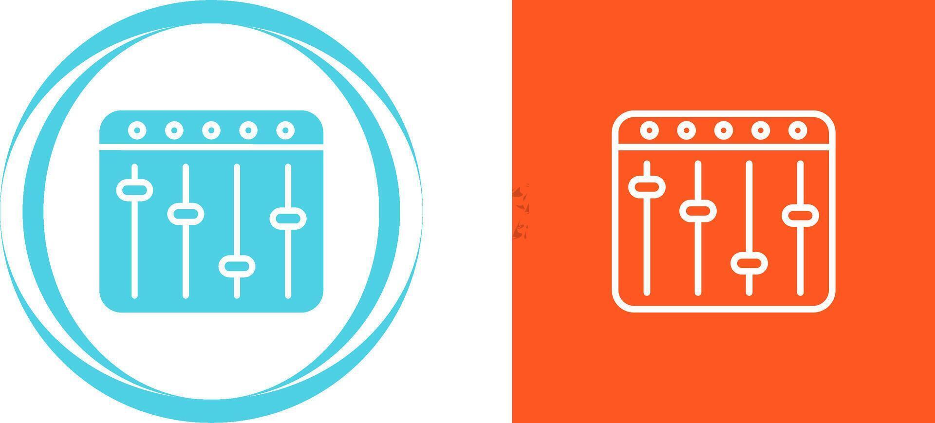 Mixer Vector Icon