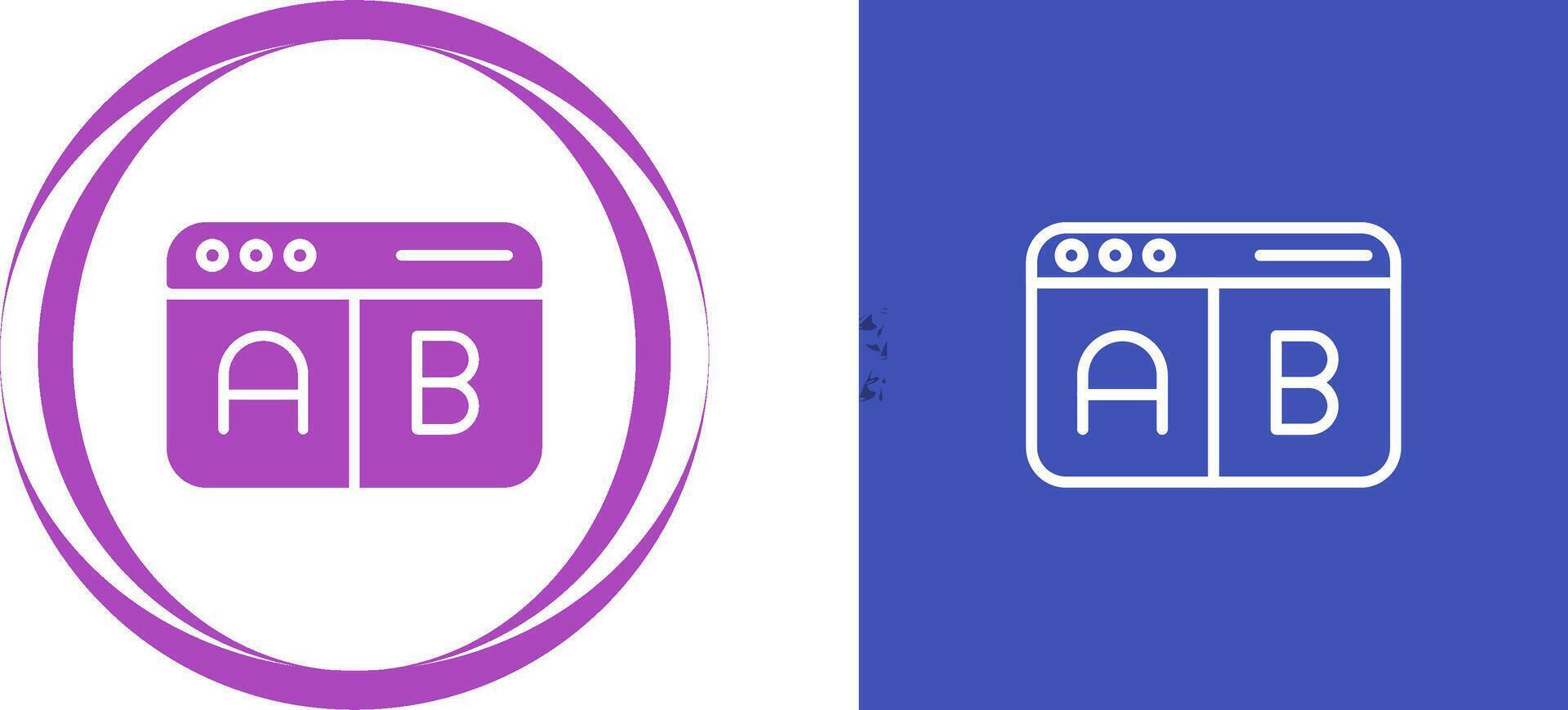 Multivariate Testing Vector Icon