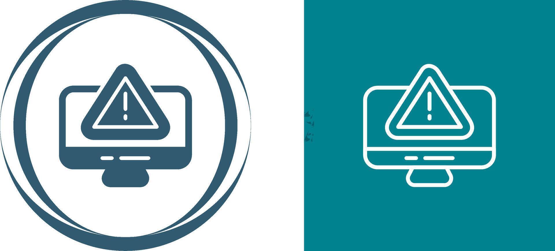 Cyber Danger Vector Icon