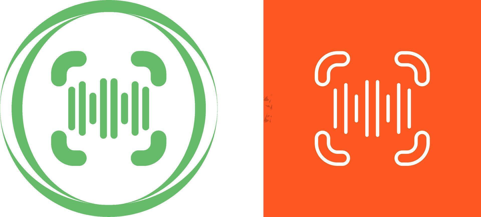 Voice Recognition Vector Icon