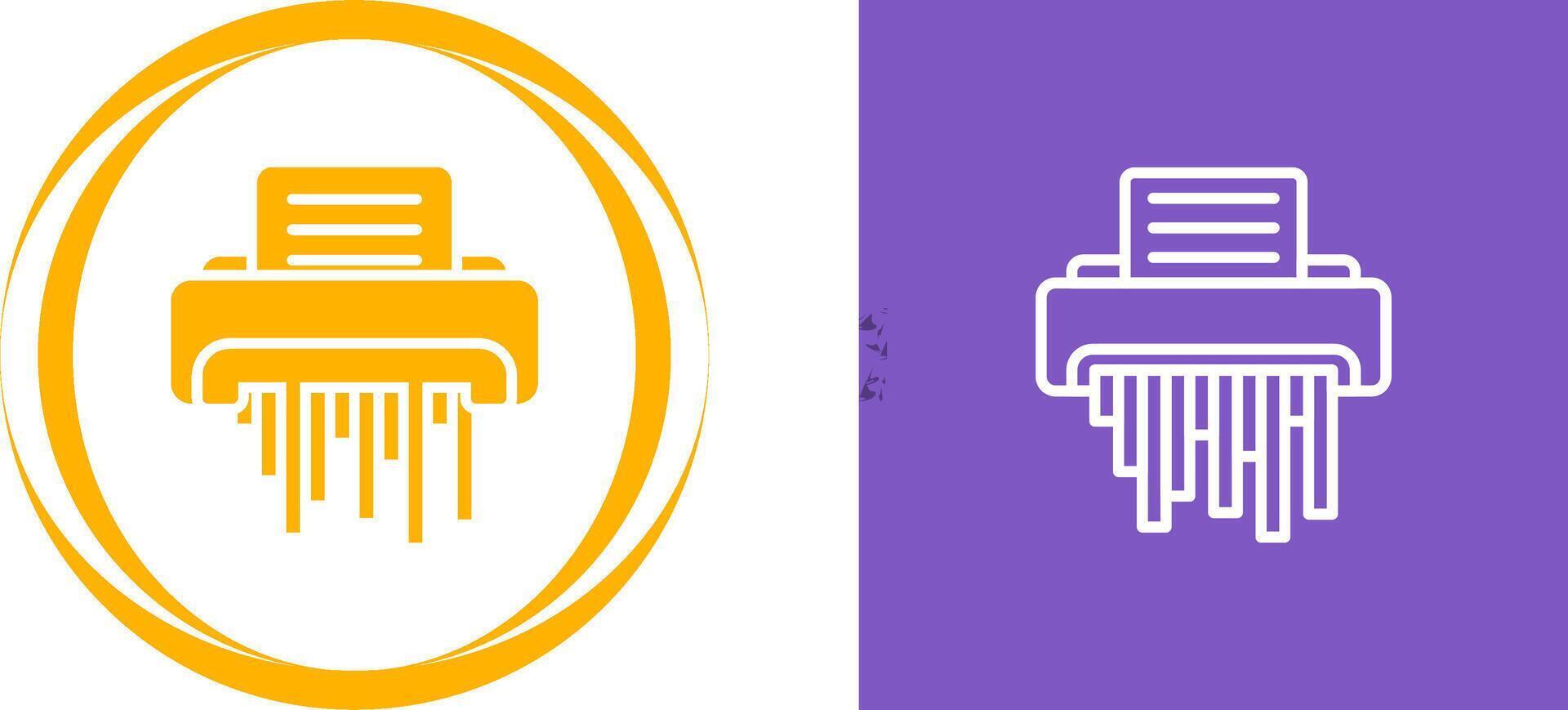 Shredder Vector Icon