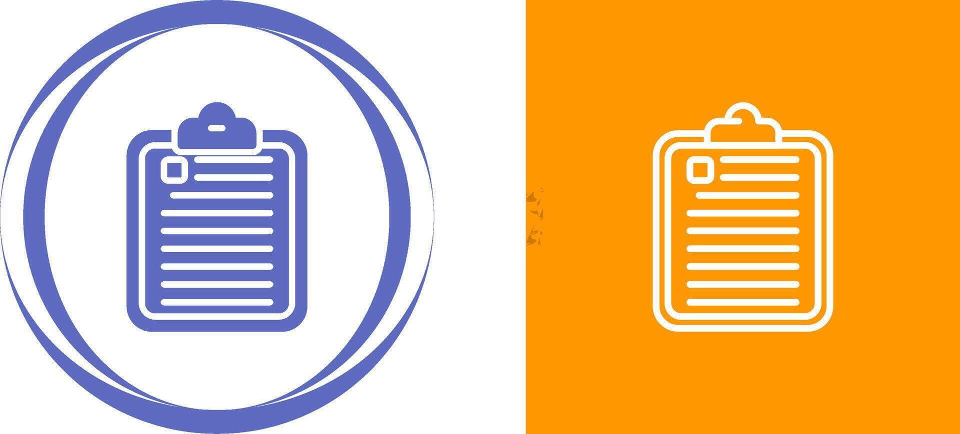 Clipboard Vector Icon
