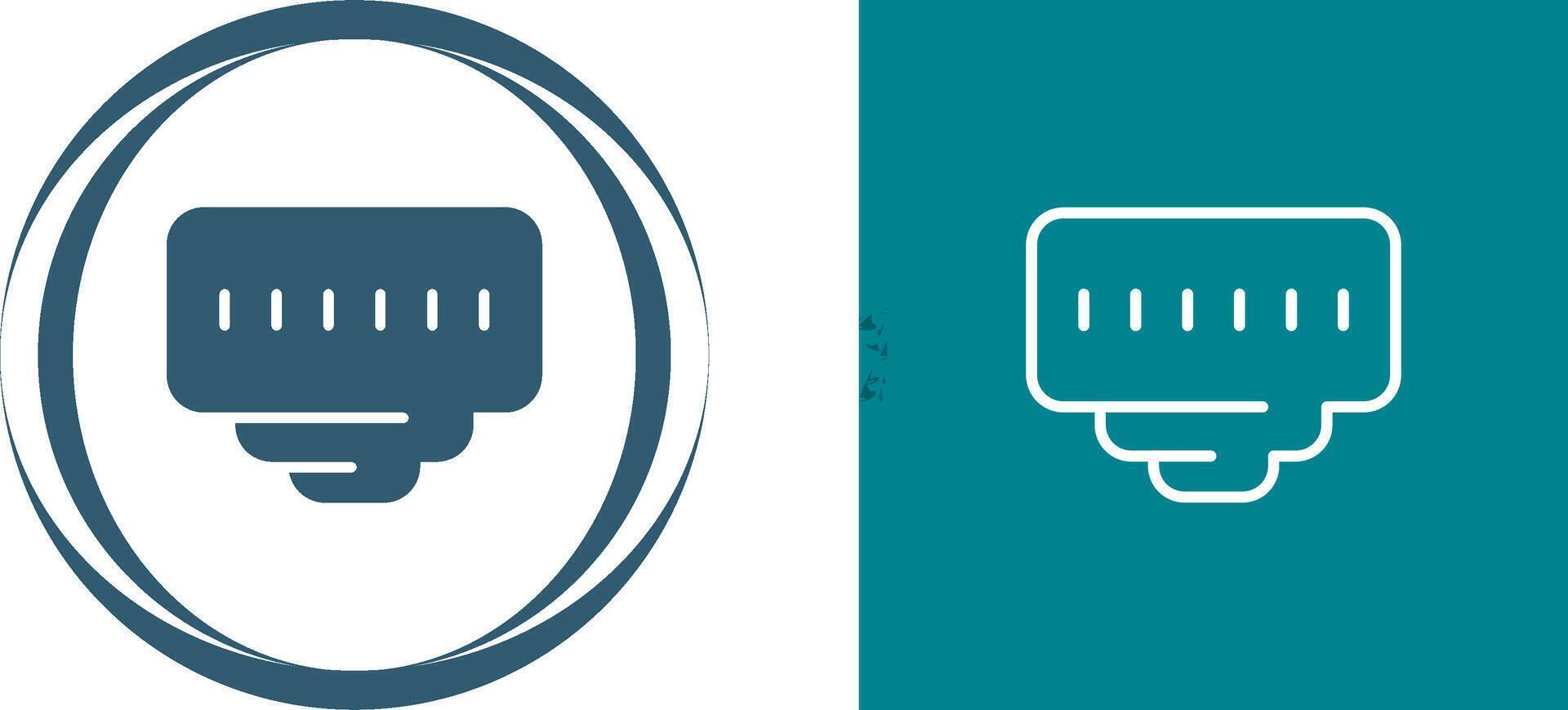 Ethernet Port Vector Icon