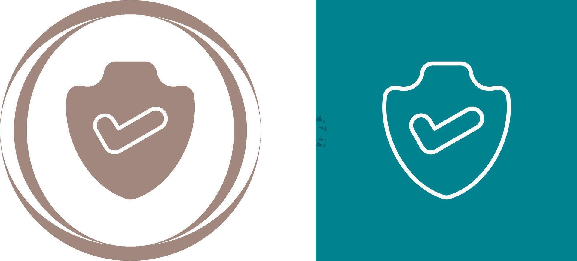 Sheild Check Vector Icon