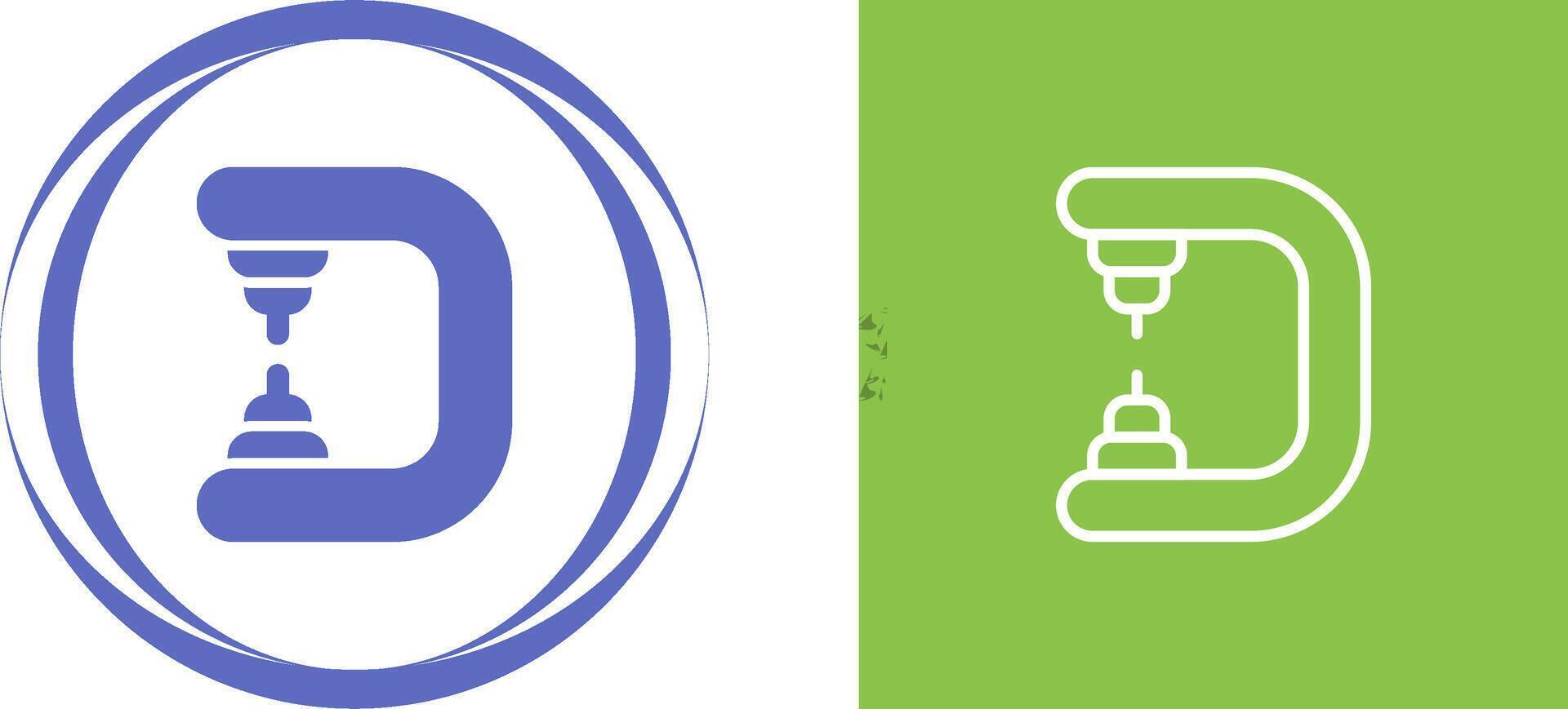 Drill press Vector Icon