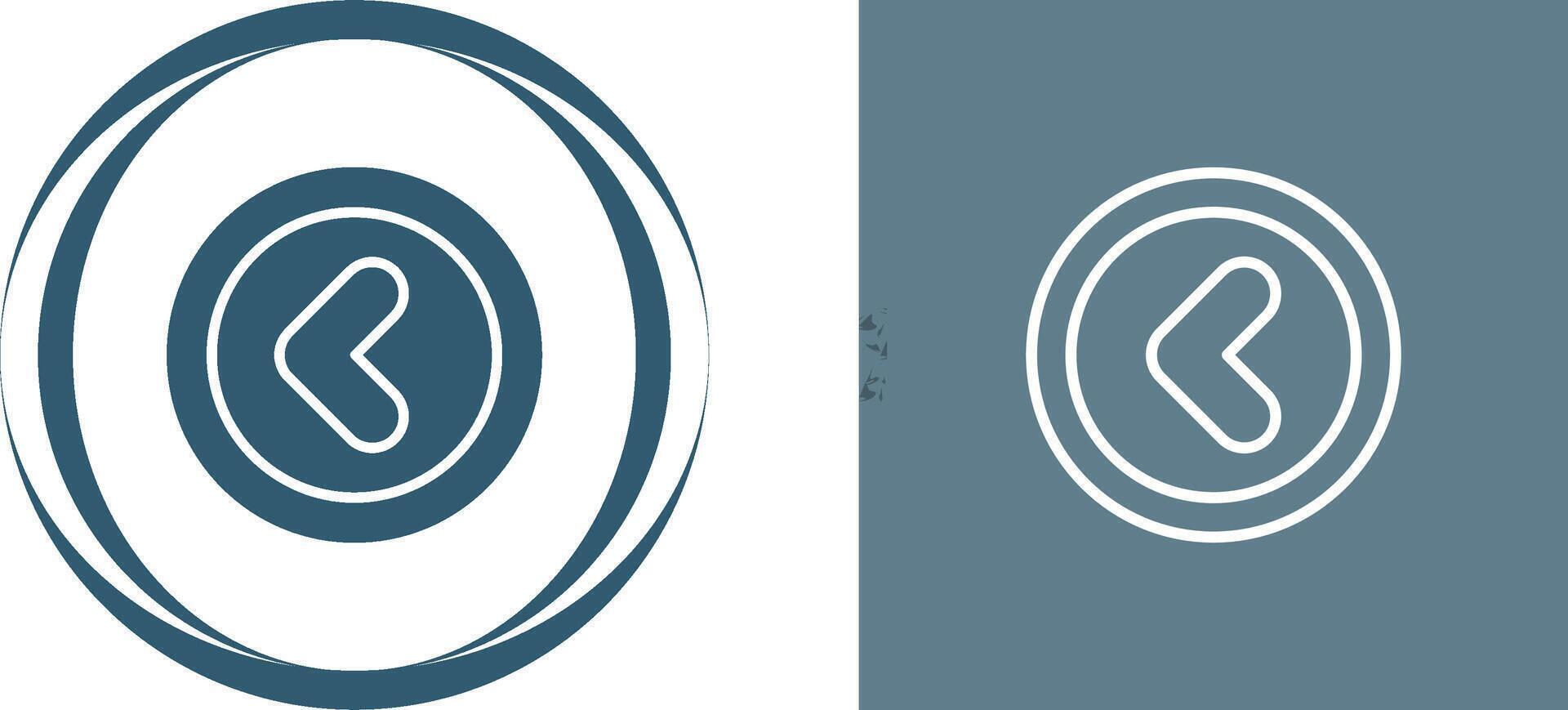 Angle Left Vector Icon