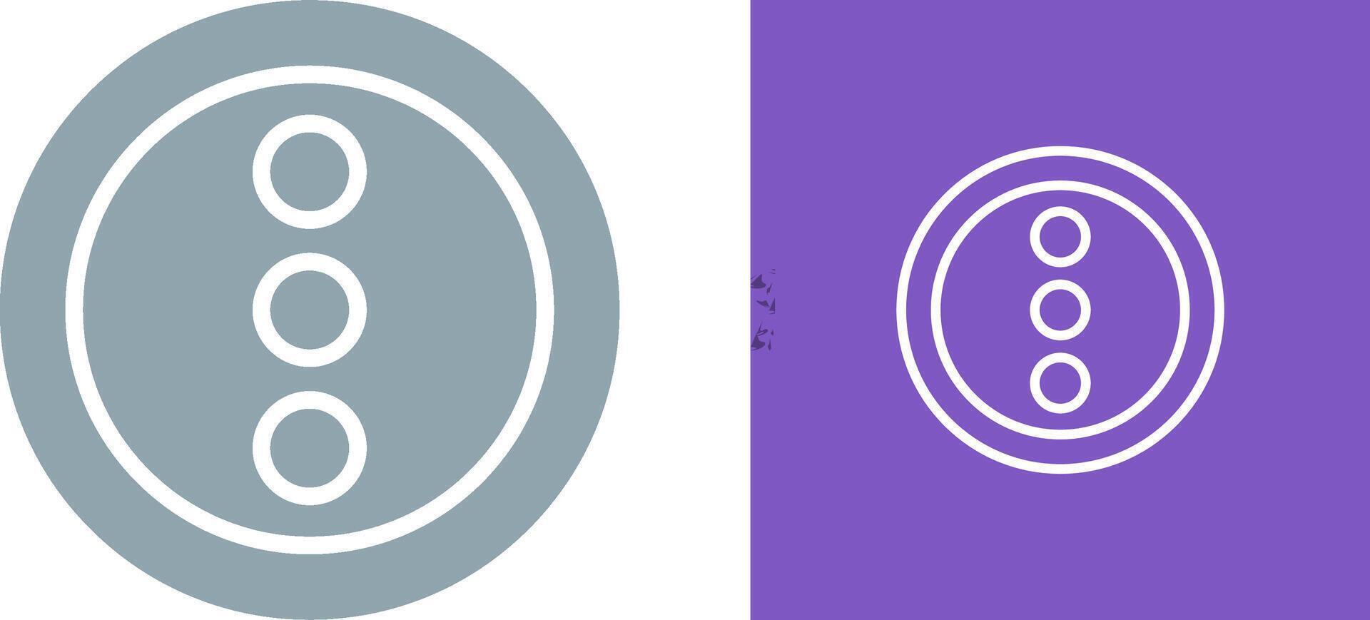 Menu Dots Vertical Vector Icon