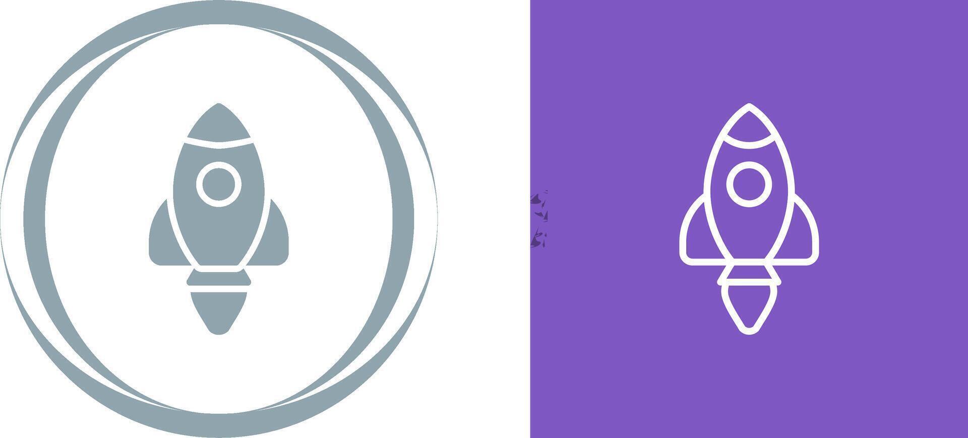 Rocket Lunch Vector Icon