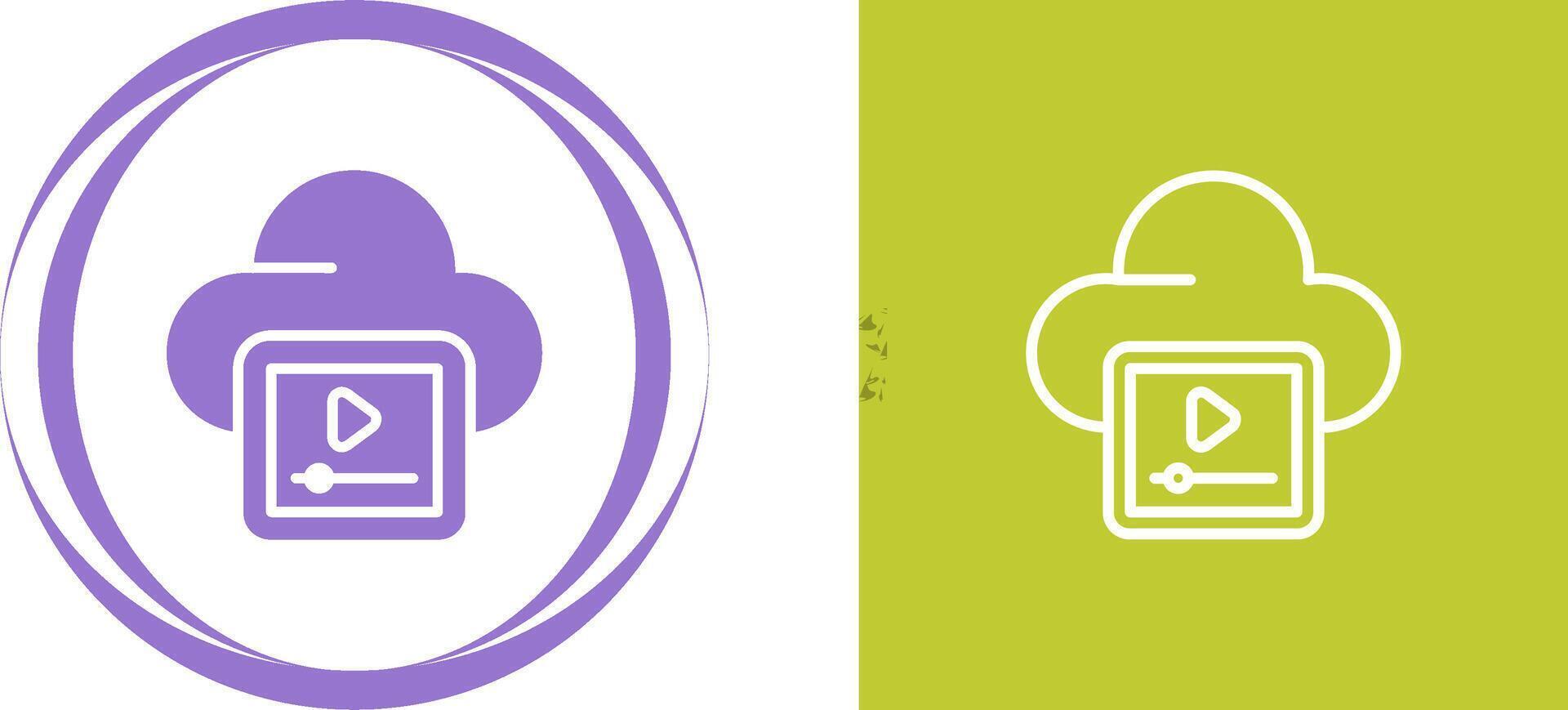 Video Hosting Vector Icon