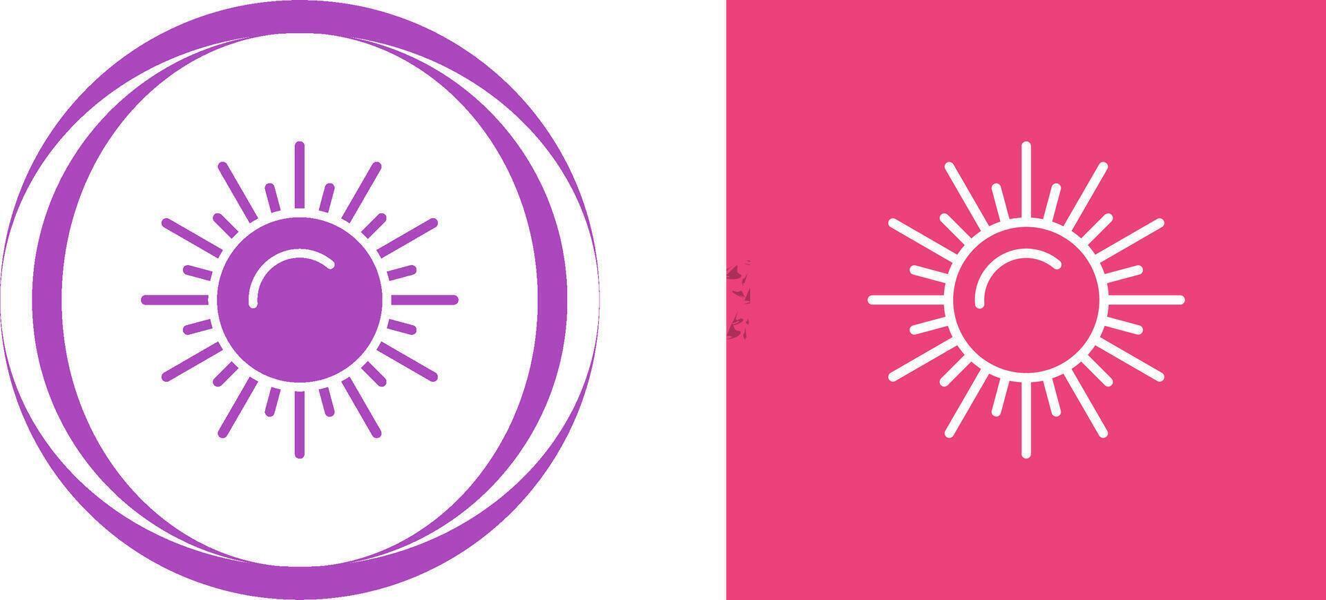 Sun Vector Icon