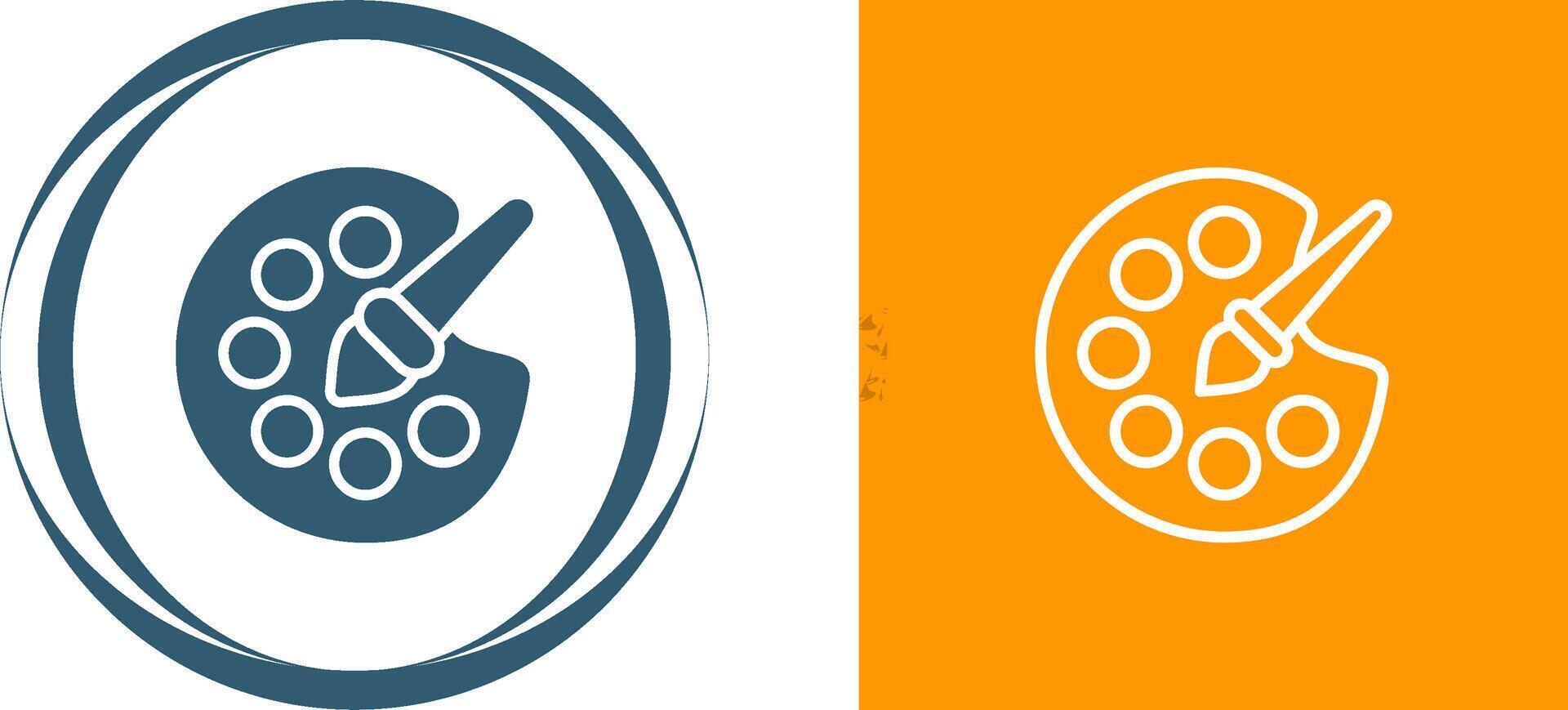 Artist Palette Vector Icon
