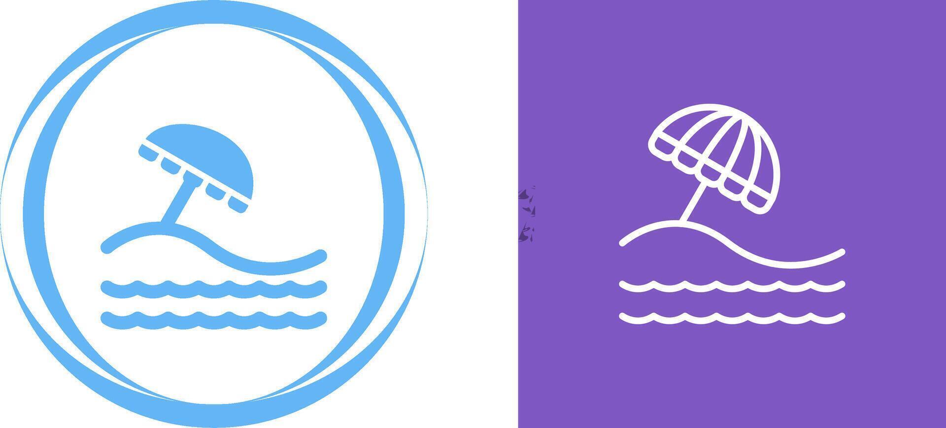 Beach Vector Icon