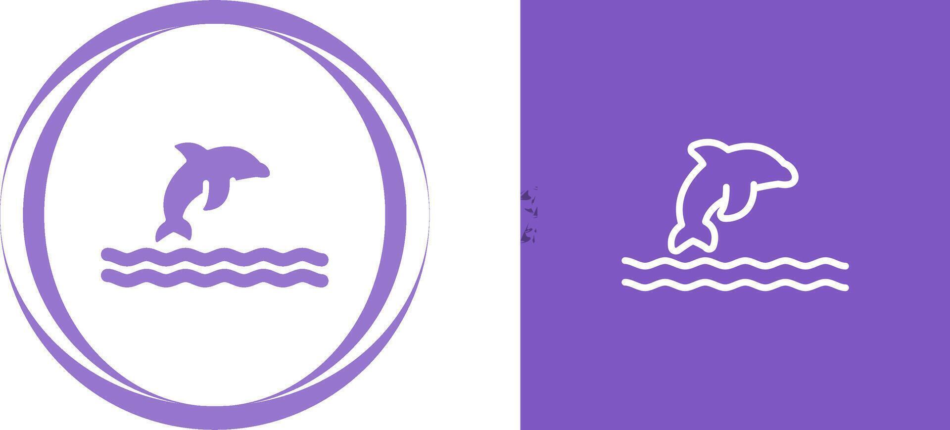 Dolphin Vector Icon