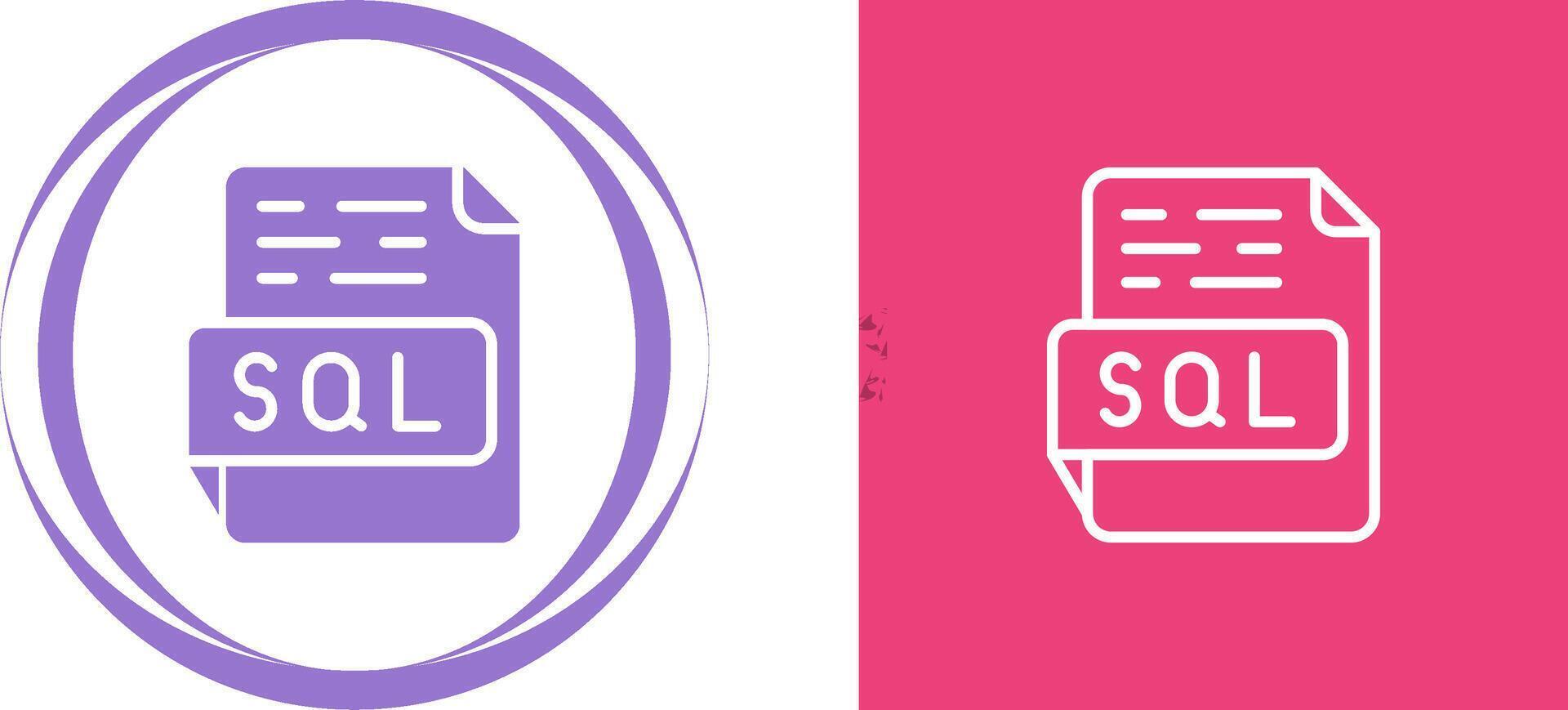 SQL Vector Icon 40847208 Vector Art at Vecteezy