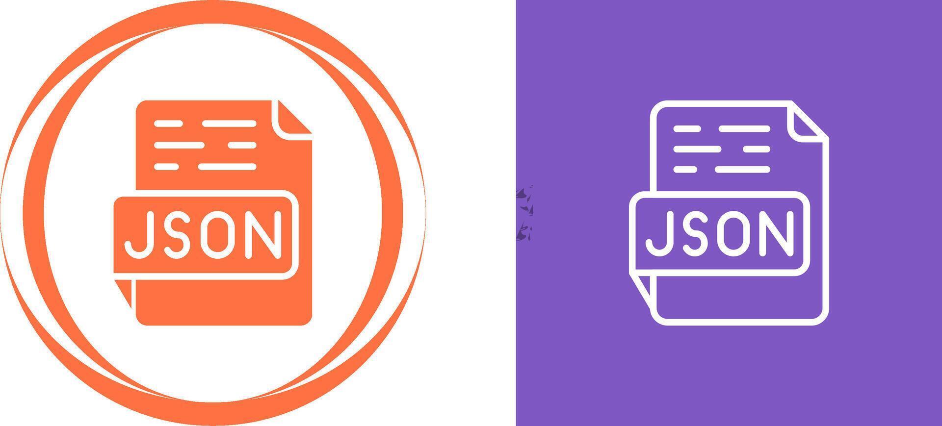 JSON Vector Icon 40847236 Vector Art at Vecteezy