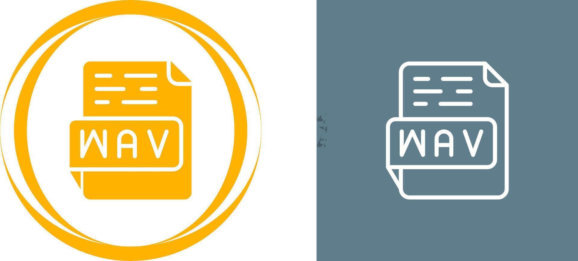 WAV Vector Icon